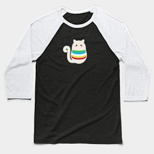 Disability Awareness Cat Baseball T-Shirt